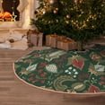 thumbnail image 5 of Haiem Red Leaves Pattern Christmas Tree Skirt Merry Christmas Party Christmas Tree Decoration,New Year Decorations-36", 5 of 6