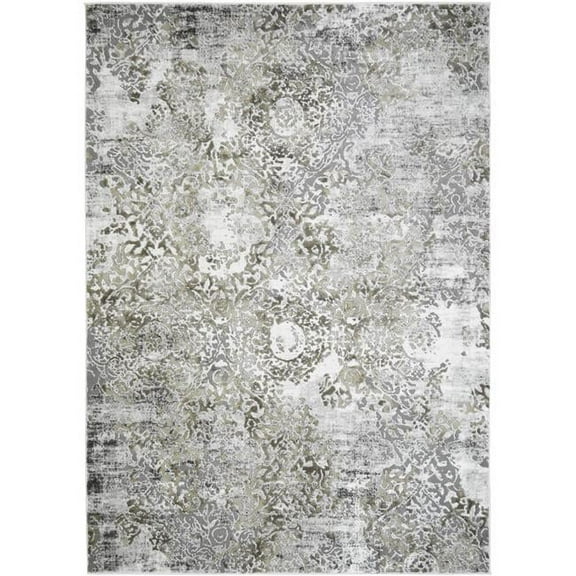 Mayberry Rug Mayberry Everest Ironsides Modern Area Rug 5'3"x7'3" - Gold