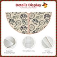 thumbnail image 4 of KLL Compass And Mountains In Bicycle Wheels Christmas Tree Skirt 30" ,Party Decorations Farmhouse for Christmas Decorations Holiday Party, 4 of 6