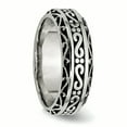 thumbnail image 4 of Stainless Steel 7mm Antiqued Band, 4 of 6