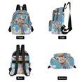 thumbnail image 2 of JIALIOU Mini Backpack Purse for Women Quilted Casual Daypack Small Travel Shoulder Bag, Colorful Spots Giraffe and Rainbow, 2 of 7