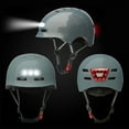 thumbnail image 2 of Casco de bicicleta LED con luz, recargable por USB, con luz de advertencia para bicicleta de equilibrio, scooter, ciclismo nocturno y escalada en roca., 2 of 10