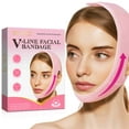 thumbnail image 2 of Yecuce 2-Pack Elastic Face Slimming Bandage,V-Line Facial Mask,Soft Silicone Chin Strap for Women and Men, 2 of 9