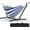 Blue and white stripes, variant on Double Hammock, Heavy Duty Portable, 500 lb Weight Capacity, Perfect for Both Indoors and Outdoors, 2 Person Hammock with Carrying Bag