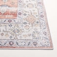 thumbnail image 4 of Safavieh Arizona Goddard Medallion Machine Washable Runner Rug, Sage/Light Rust, 2'6" x 8', 4 of 11