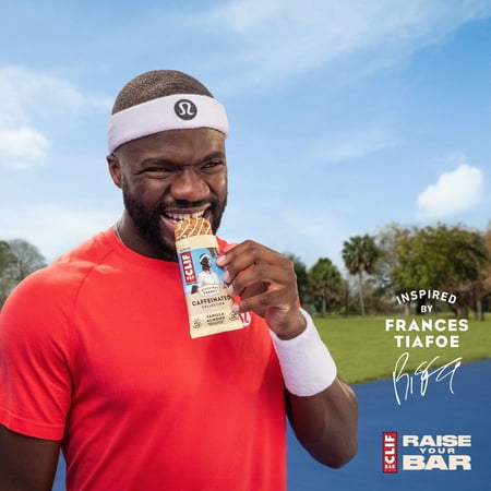 CLIF BAR CAFFEINATED ENERGY PROTEIN BARS, VANILLA ALMOND, 5 PACK