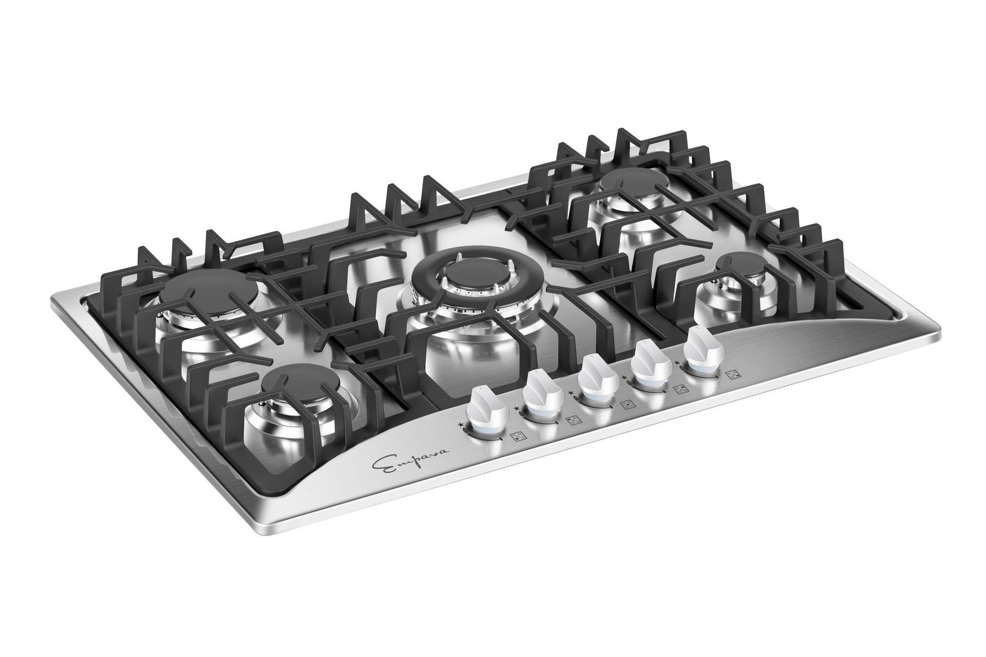 Empava 30" 5 Burners Gas Stove Cooktop in Stainless, EMPV-30GC5B70C
