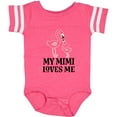 thumbnail image 3 of Inktastic My Mimi Loves Me Flamingo Girls Baby Bodysuit, 3 of 5
