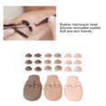 thumbnail image 4 of Cabeza de Maniquí de Pestañas Cabeza de Maniquí de Extensión de Pestañas Reutilizable Simulada de Goma de Maquillaje con Párpados Extraíbles para Tienda de Cosméticos ANGGREK Otros, 4 of 8