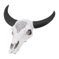 thumbnail image 3 of Cabeza de toro de resina, cabeza de toro de resina, pared, cabeza de toro de resina, cabeza de vaca colgante, escultura animal, materiales ecológicos, 3 of 8