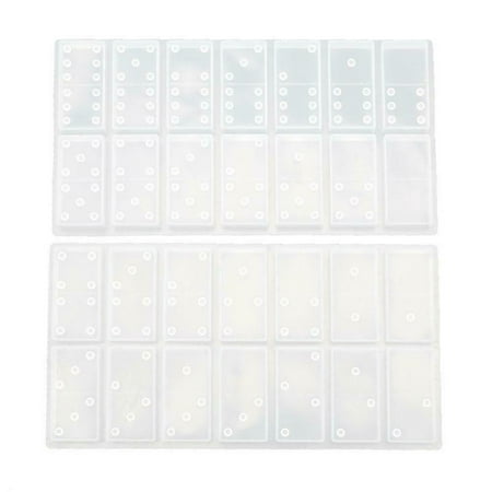 

TOYFUNNY Silicone Resin Molds Dot Dominoes Mold Domino Games DIY Craft Chocolate Mould