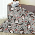 thumbnail image 6 of Fuzoiu Halloween Gnome Print Ultra-Soft Micro Fleece Blanket,All Seasons Flannel Throw, Lightweight Blanket for Bed, Sofa, Couch, Movie Night, Camping, and Travel-50"x40", 6 of 7