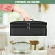 thumbnail image 4 of Estuche de viaje SITHON de doble capa para Shark FlexStyle/SmoothStyle, bolsa organizadora impermeable para Airwrap Styler, también compatible con el secador Revlon One-Step (solo bolsa) (negro), 4 of 5