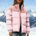 thumbnail image 4 of Parka Décontractée à Manches Longues avec Capuche et Col Montant à Fermeture Éclair pour Femmes, 4 of 8