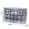 thumbnail image 4 of Adornos para árboles de Navidad 100 Uds Macarena Bolas colgantes 3/4/6cm, 4 of 5