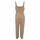 thumbnail image 4 of ICHUANYI Clearance Women's Summer New Women's Casual Solid Color Pocket Square Collar Loose Suspenders Jumpsuit(Khaki, M) ICHUANYI WER2023081117738, 4 of 5