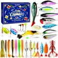 thumbnail image 1 of Hearth & Gear 24 Day Countdown Themed 3D – The Surprise Tackle For Adults Teenagers And Boys Advent Calendar Hook Set A Rig Kids Tackle Boxes for Pack Ice Surf Rig Rigs for Sleds for Ice Flashers Kids, 1 of 6