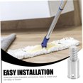 thumbnail image 2 of Healeved 3pcs Aluminum Broom Handle Tip Replacement for Extension Pole Threaded End Adapter, 2 of 8
