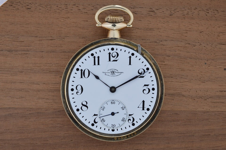 pocket watch with timer