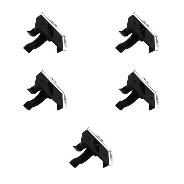 tamizeot 10 Pieces Adjustable Cabinet Leg Clips Detachable Practical Plinth Brackets Cupboard Clamp Fastener Kick Plate Buckle 5Set