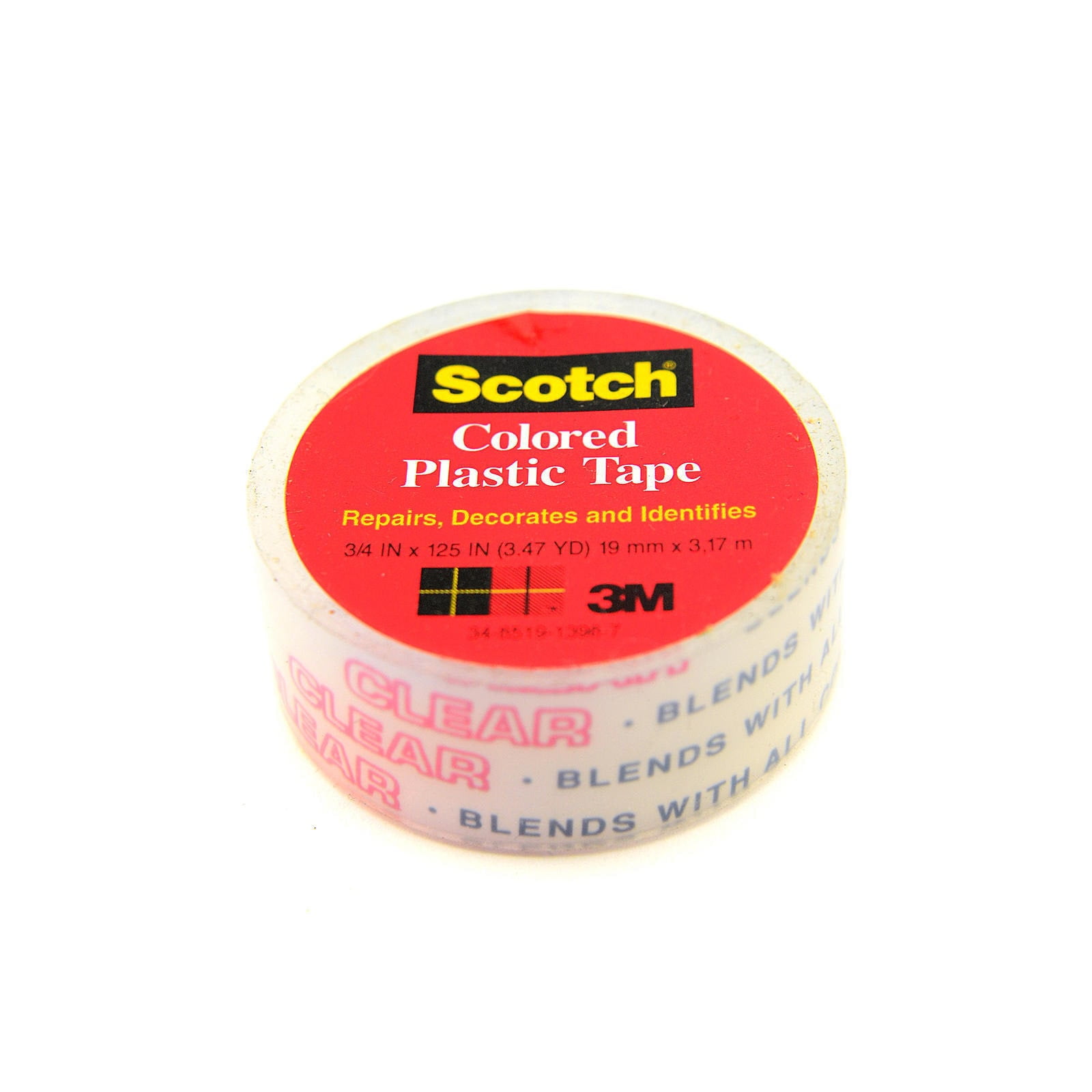 Scotch Colored Plastic Tape [Pack of 18]