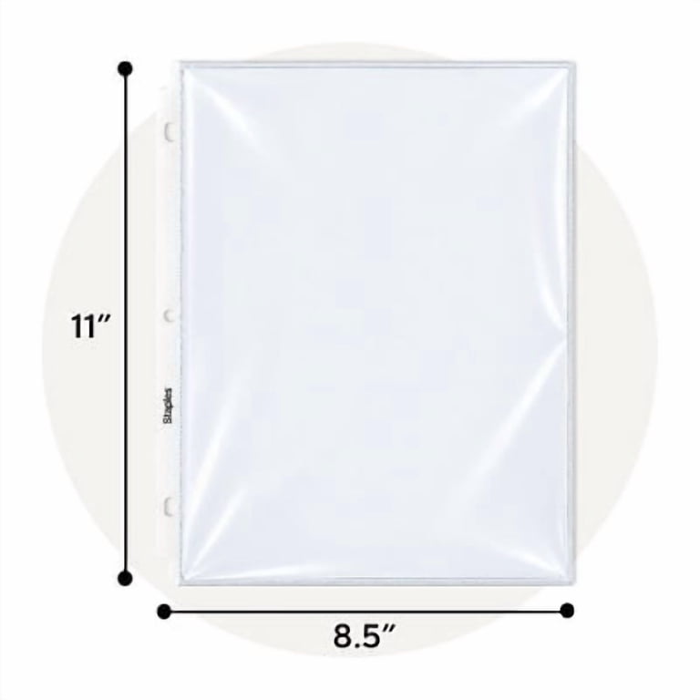 Staples Heavyweight Sheet Protectors, 50 Count photo 5
