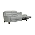 thumbnail image 4 of Hayward 82" Dove Gray Leather Power Reclining Sofa, 4 of 8