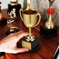 thumbnail image 4 of HAMPPLIES Trophy Adward Golden Plastic Square Base For Home Competition Sports Events Parties, 4 of 6