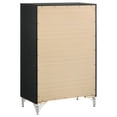 thumbnail image 6 of Lucia 5-drawer Bedroom Chest of Drawers Black, 6 of 12