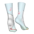 thumbnail image 4 of Lsque Sanrio Print Women's Men's Novelty 16in Crew Socks Cotton Socks Knee High Socks for Walking,Running,Nurses,Pregnancy, 4 of 6