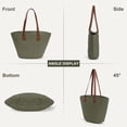 thumbnail image 2 of Kukuzhu Straw Bag for Women Summer Beach Bag Soft Woven Tote Bag Straw Purse Handmade Beach Bag Woven Shoulder Bag, 2 of 6