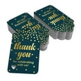 thumbnail image 2 of Inkdotpot ThankYou For Celebrating With Us Bridal Shower-Baby Shower-Retirement-Wedding-Birthday Bottle Tag Real Gold Foil Favor Hang Tags Pack Of 100, 2 of 6