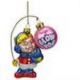 thumbnail image 2 of 4" Candy Lane Charms Blow Pop Girl Original Bubblegum-Filled Lollipop Glass Christmas Ornament, 2 of 2