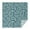 Teal Paisley Pattern, variant on Turquoise Geometric Quatrefoil Pattern Square Tablecloth,Waterproof Square Table Cover,Wipeable Spillproof Washable Table Cover for Home Kitchen Party Decor 42"X42"(107x107cm)