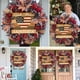 thumbnail image 2 of 15.74-Inch Red White And Blue Fabric Front Door Wreath With Metal Star Bow Decoration Indoor Outdoor 4th Of July Home Decor, 2 of 9