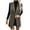 Dark Gray, variant on Long Vest for Women Sleeveless Tweed Blazer Open Front Double Breasted Business Casual Fall Jackets Cardigan Outerwear