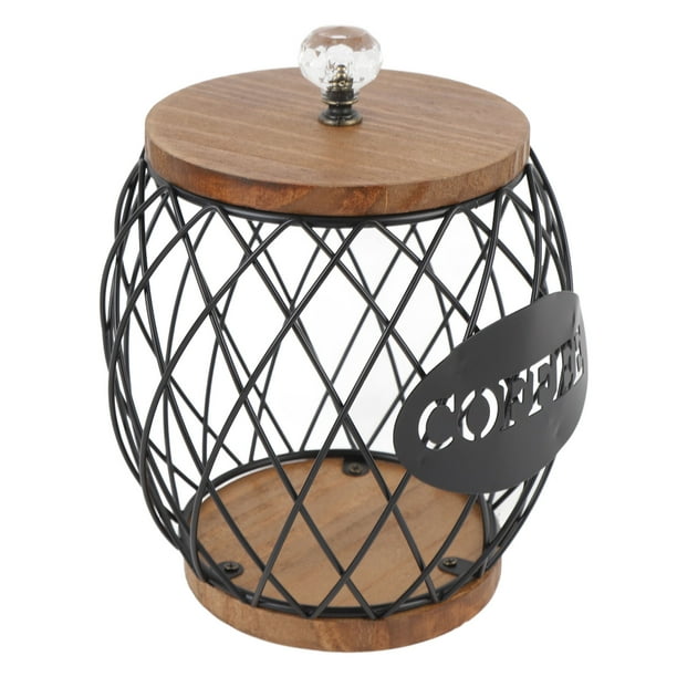 Soporte Para Cápsulas De Café De Hierro, Organizador De Cápsulas, Cesta De Almacenamiento Para Cápsulas De Café, Contenedor Para Cápsulas K, Cesta De Almacenamiento De