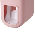 thumbnail image 2 of Dispensador de pasta de dientes Exprimidor de pasta de dientes extraíble para baño Accesorios (rosa) Sywqhk Libre de BPA, 2 of 5