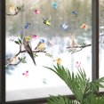 thumbnail image 3 of Ramas de árboles de verano, ventanas de doble cara, calcomanías para ventanas de pájaros, pegatinas para ventanas y puertas de vidrio chocado, 3 of 5