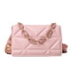 thumbnail image 1 of Bolso de hombro para mujer, estilo vintage, de piel sintética, clásico, tipo clutch, color rosa, 1 of 5