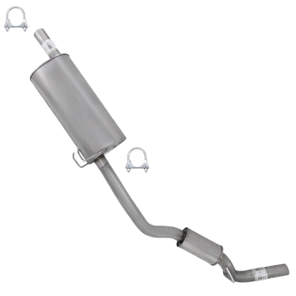 Northeastern Exhaust Muffler and Tail Pipe Kit Fits 2013-2018 Ram 1500 3.6L - Direct Fit | Stainless Steel