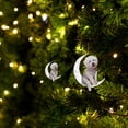 thumbnail image 3 of LKWLPD Dog Memorials & Funerary On The Moon Dog Memorial Keepsake Christmas Remembrance Ornament To Remember Loved Loss Of Pet Gifts Dog Angel Memorial Gifts Dog Memorial Gifts, 3 of 6