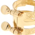 thumbnail image 3 of profesion ALTO SAXOFONO Boquilla ligera Robusto Boquifia Flexibilidad Alto E Piso Saxofón Clip - Oro lacado Gloria Ligadura de la boquilla, 3 of 5