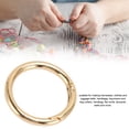 thumbnail image 4 of Metal Spring O Rings, Strong Copper Spring O Rings 1.57in Diameter 0.2in Thick, 20 Pieces for Bag Jewelry DIY, Easier and More Convenient with Secure Closure, 4 of 7