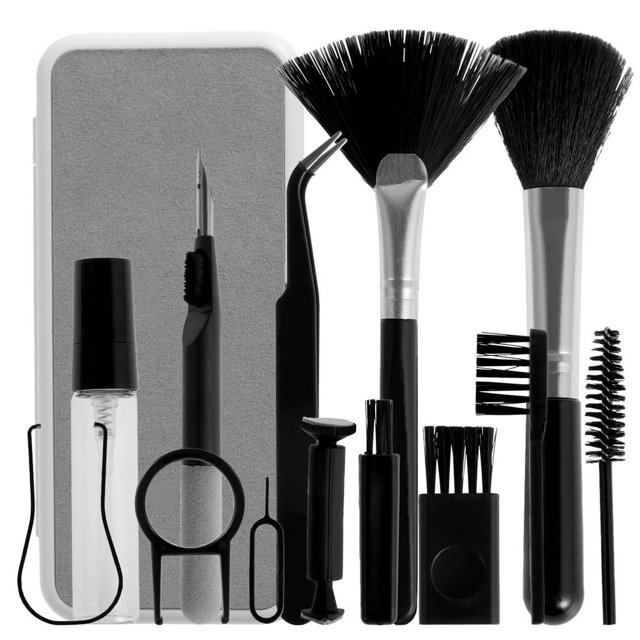 MesaSe 18 in 1 Electronic Cleaner Kit Computer Keyboard Cleaner Kit Earphone Cleaning Pen Tablet and Camera Screen Dust Brush for Camera Keyboard