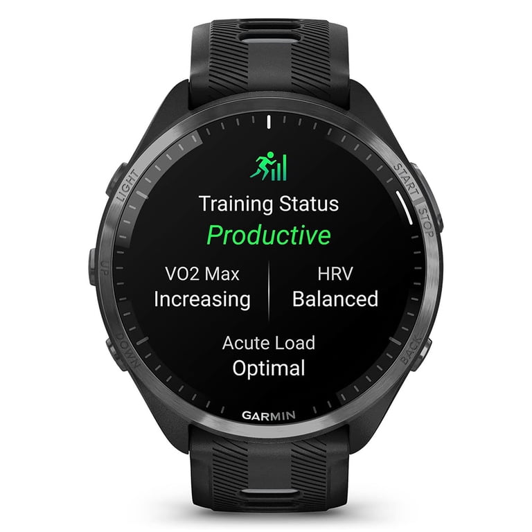 【中古品】FORERUNNER 965 BLACK Garmin 010-02809-00 Forerunner 965 Running Smartwatch Black and