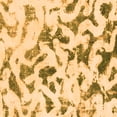 thumbnail image 1 of Ahgly Company Indoor Square Abstract Orange Modern Area Rugs, 5' Square, 1 of 4
