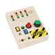 thumbnail image 3 of Juguete de viaje Montessori Busy Board para niños y niñas de más de 1 año, juguete de educación temprana, juguete artesanal juguete sensorial, 3 of 9