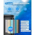 thumbnail image 6 of Ice Bath Chiller & Cold Plunge Tub Kit, 1/3HP Cold Plunge Chiller with External Pump & Filter, XXL 148Gal Upgraded Ice Pod, Cold Plunge Tub with Water Chiller for Cold Therapy Recovery, 6 of 9