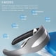 thumbnail image 4 of Masajeador cervical plegable portátil con 5 modos y 15 niveles de intensidad, disponible en gris, ideal para relajación en casa o la oficina., 4 of 7